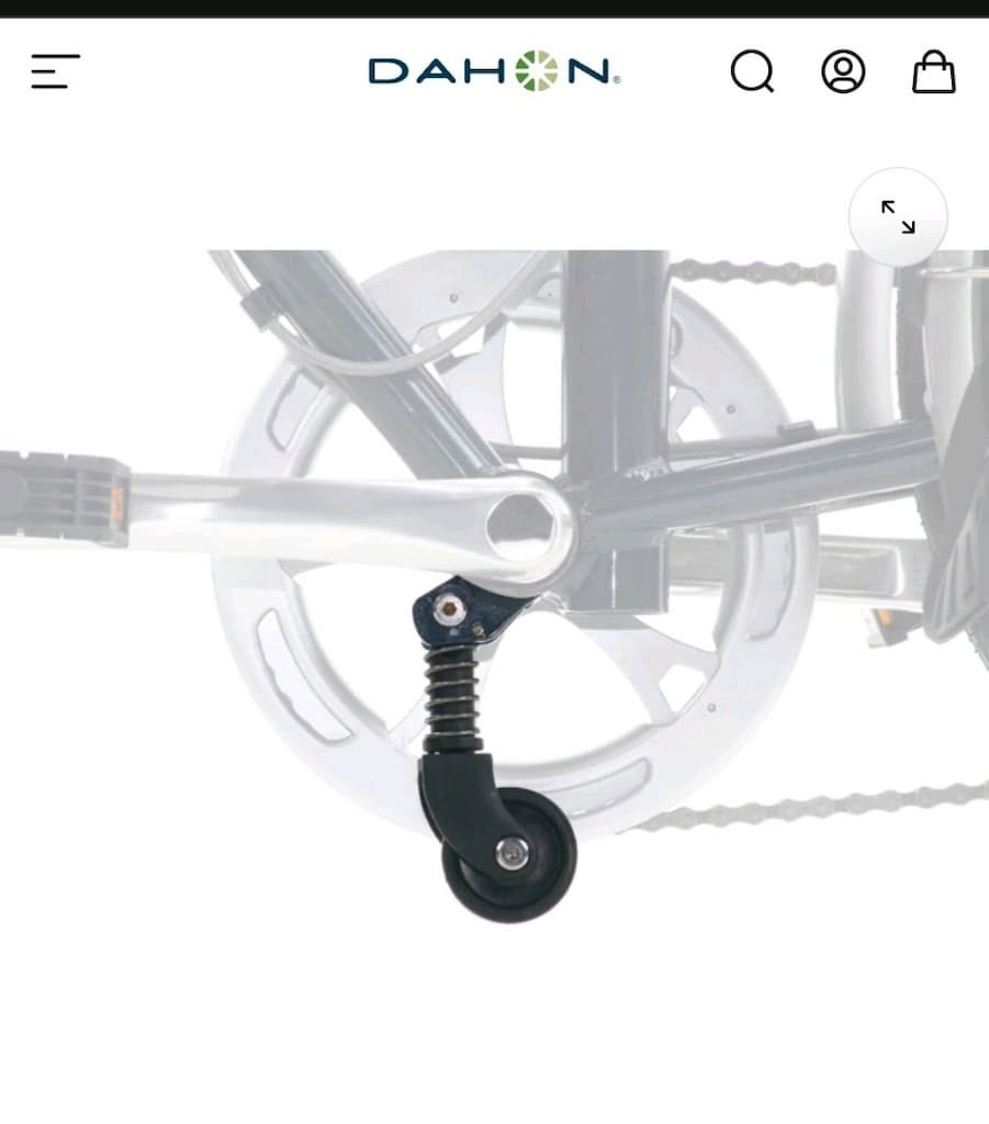 Dahon Park Ayağı Landing Gear Katlanır Bisiklet Katlı Sürme Tekeri - 4