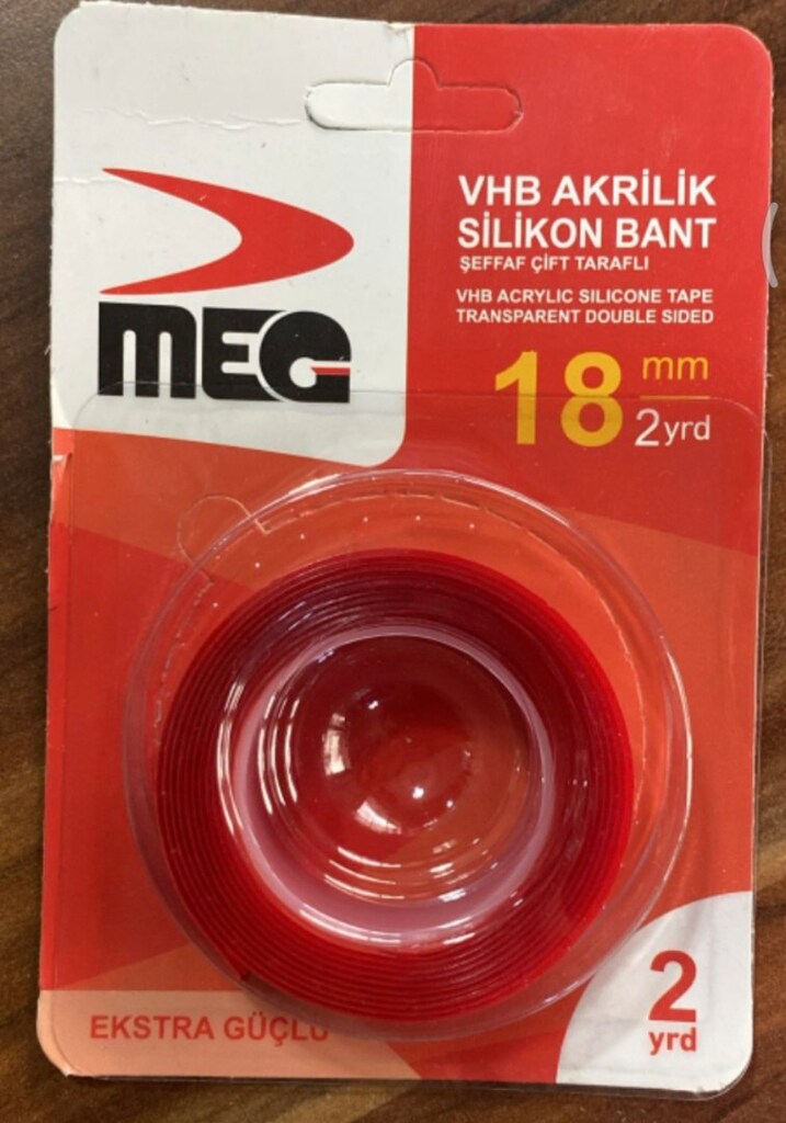 Açıklamayı okuyun lütfen çift taraflı yapışkan bant - 2