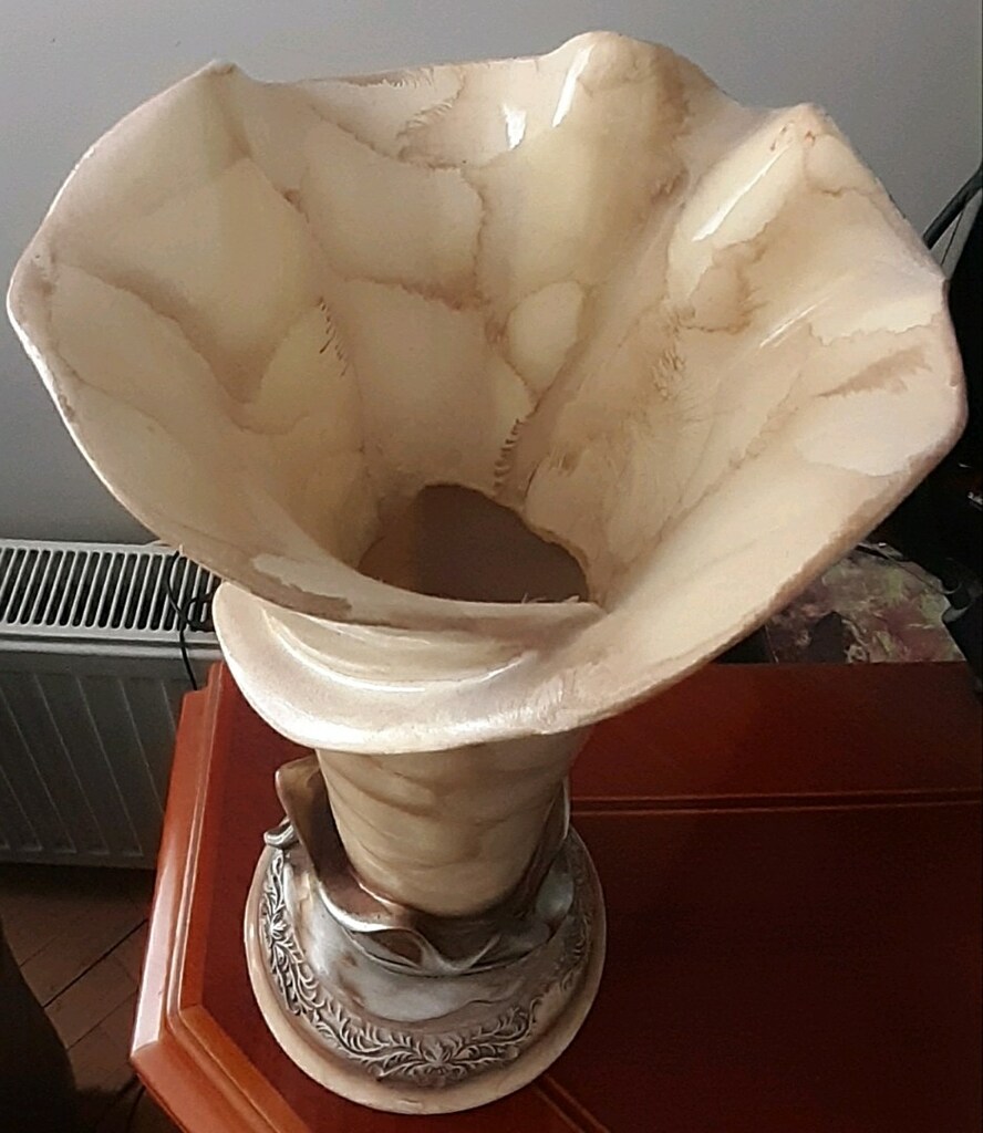 Krem renkli vazo - 6