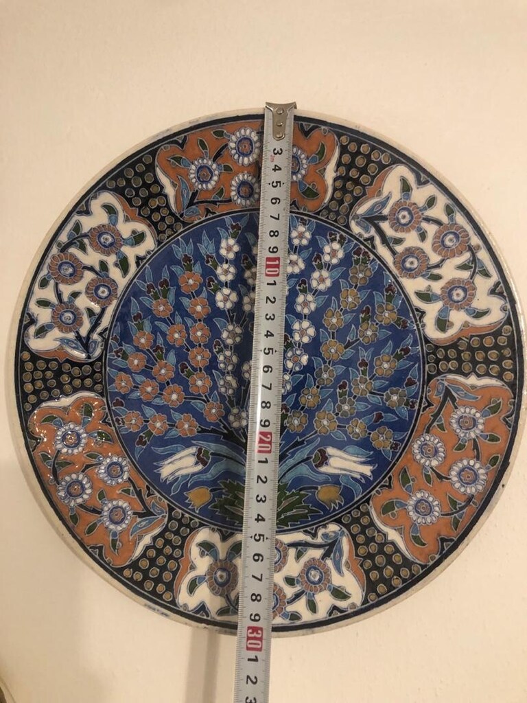 eski duvar tabağı el işçiliği - 2
