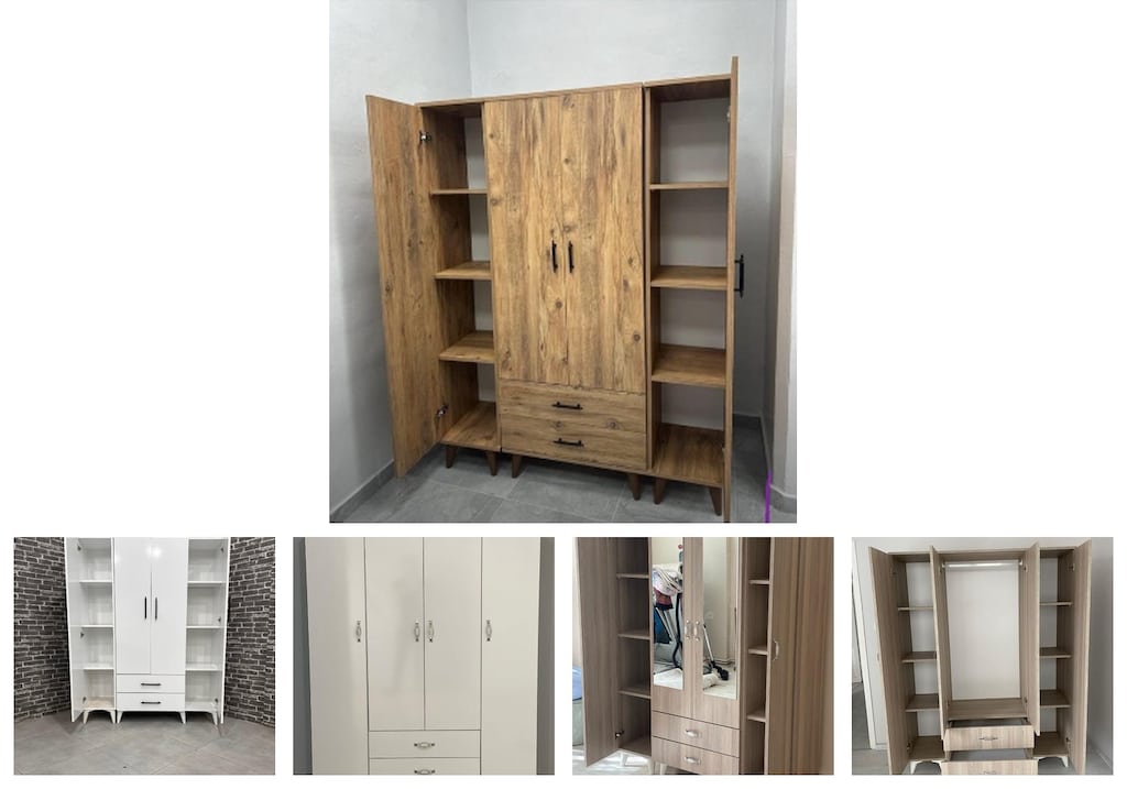 4 kapaklı elbise dolabı jnvbeivqaq - 2
