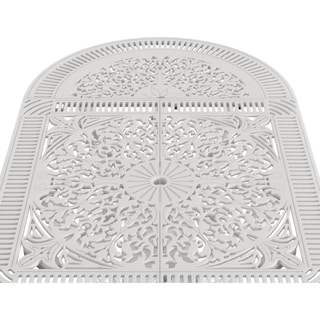 74*148 oval masa ferforje görünümlü plastik - 2