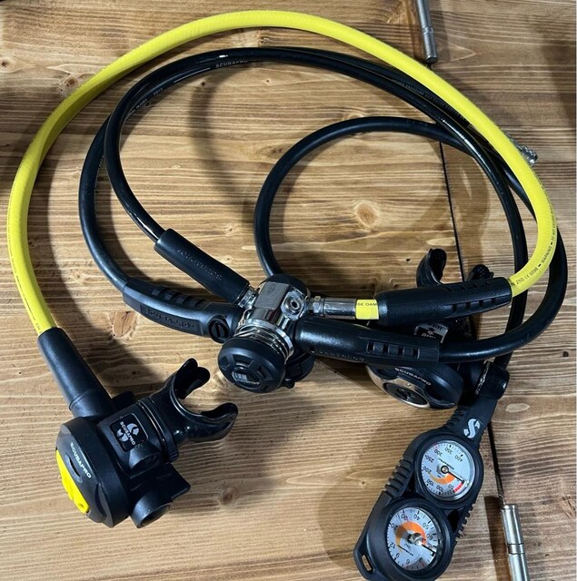 Scubapro MK17 / S600 RegülatörSeti+R295 Octopus+Konsol+OrijinalÇanta