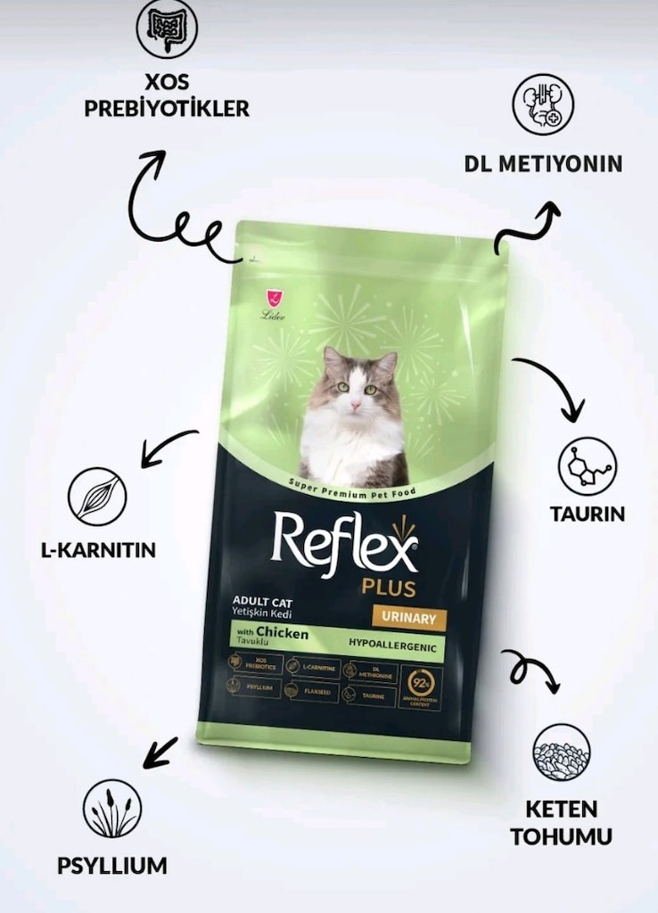 2 Paket Reflex Plus Kısır ve Urinary Kedi M. - 2