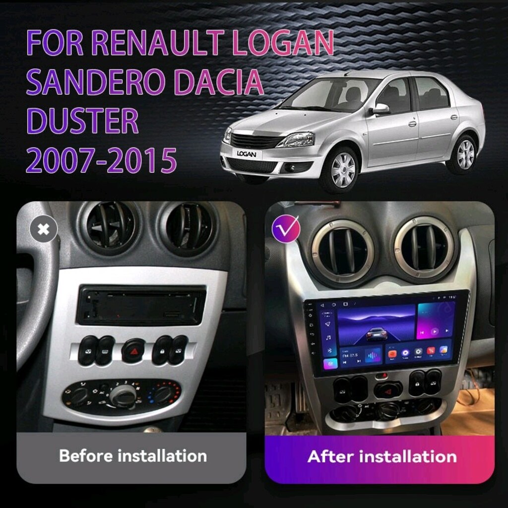 RAVX MULTİMEDYA ŞOOK FİYAT DACIA DUSTER CARPLAYLİ KAMERA HEDİYE 4GB RE - 2