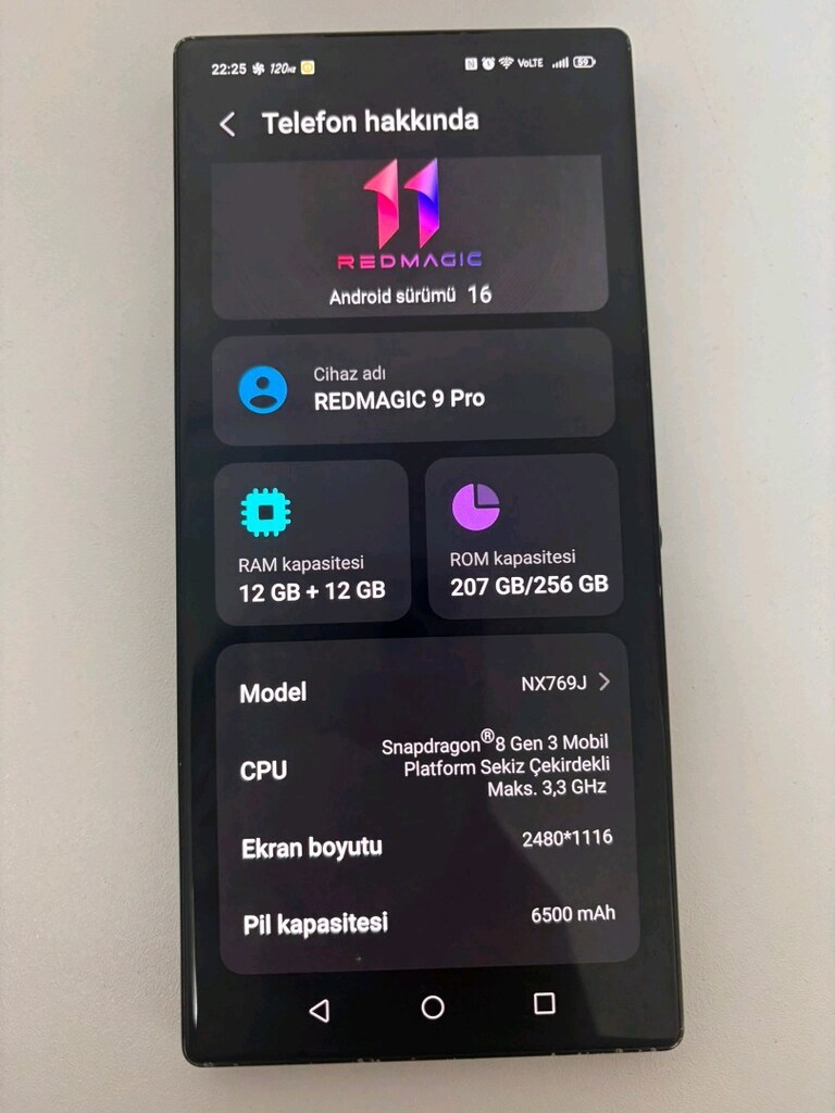 ZTE REDMAGİC 9 PRO YURTDIŞI 256 GB - 3