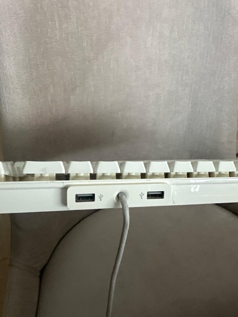 apple usb kablolu nostaljik klavye - 2