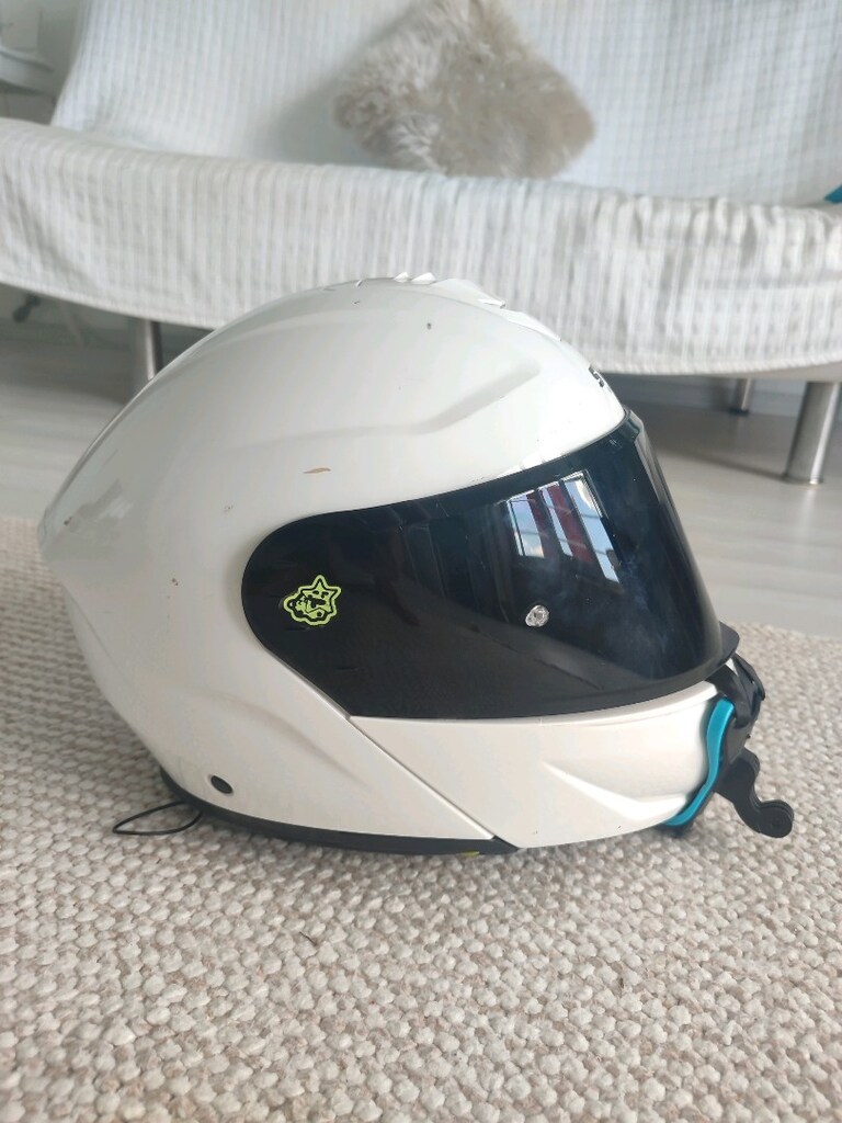 SWAY HELMETS BEYAZ ÇENEDEN AÇILIR KASK İNTERKOMLU - 3