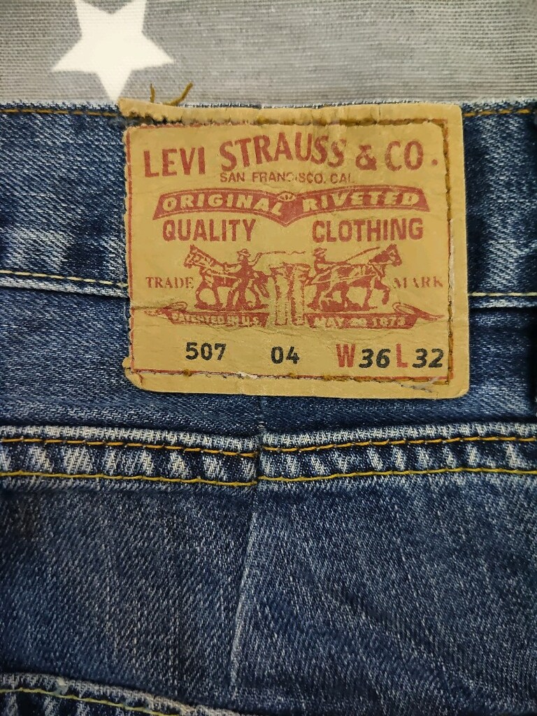 levis 36/32 beden erkek kot — görsel 3/4