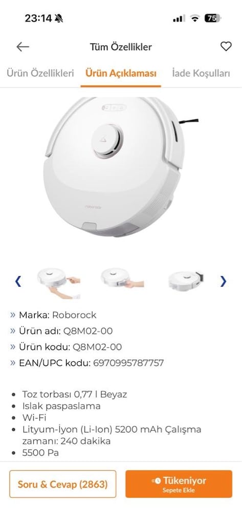 roborock robot süpürge - 2