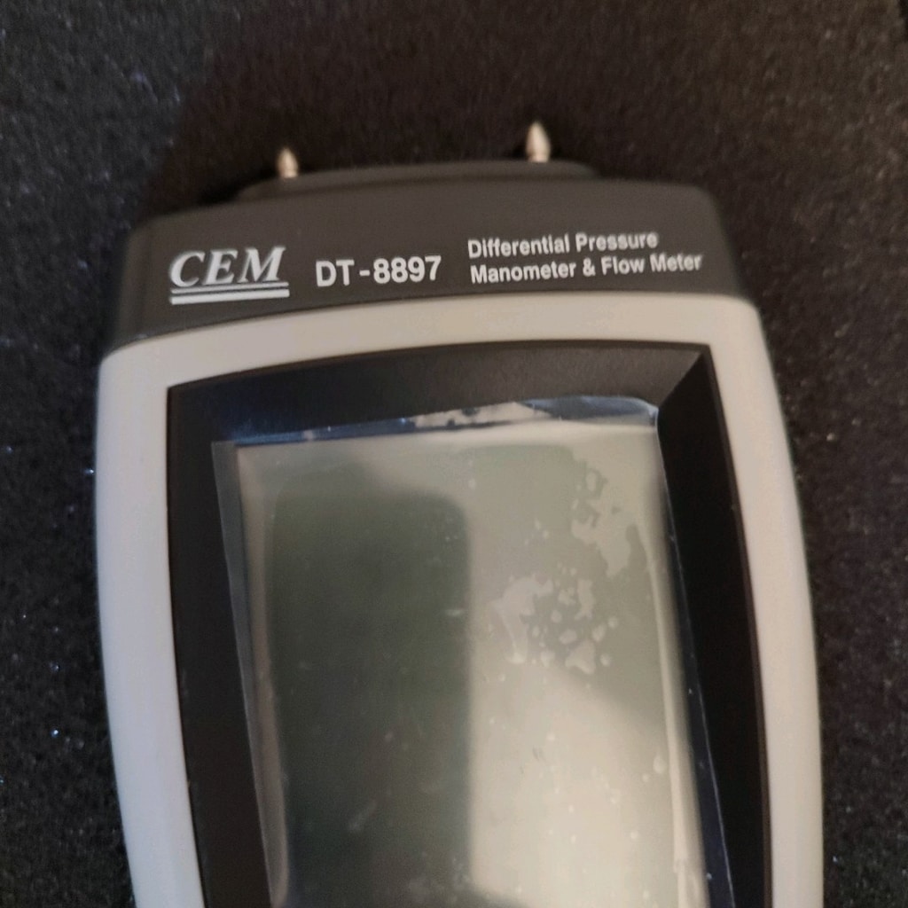 CEM DT8897 Fark Basınç ve hava akış hız ölçer * Yeni - 11