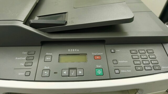 Lexmark X204n Lazer Yazıcı Tarayıcı Fotokopi | Sorunsuz Temiz