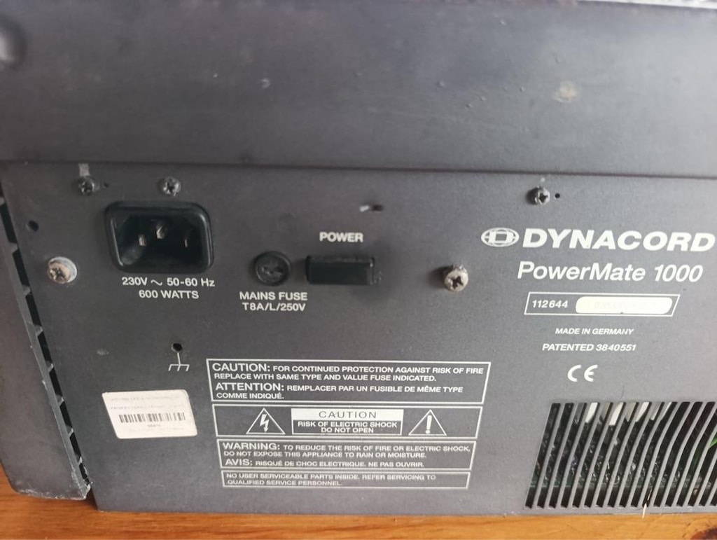 Dynacord power mate 1000 - 5