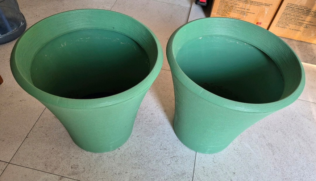 38 Cm 25 Litre Plastik Çiçek Saksı Drenaj Izgaralı 2 Adet - 5