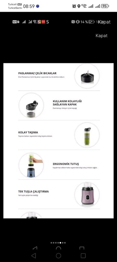 Arzum blender ar1101 gün batımı - 5
