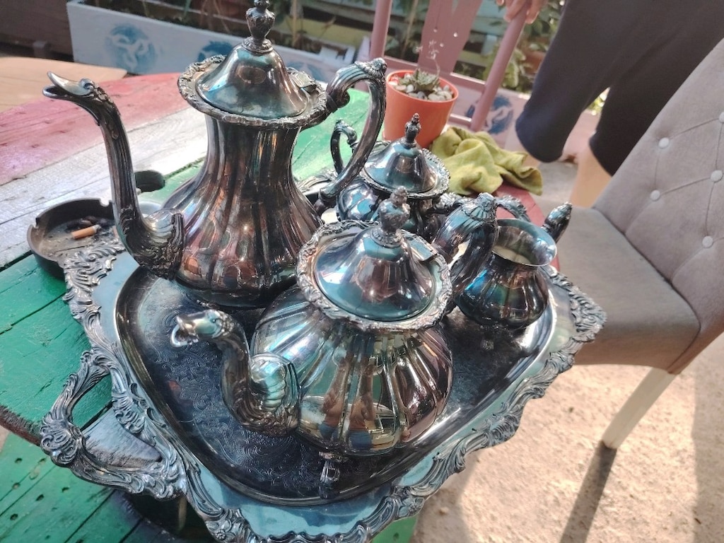 Antika çay kahve seti - 2