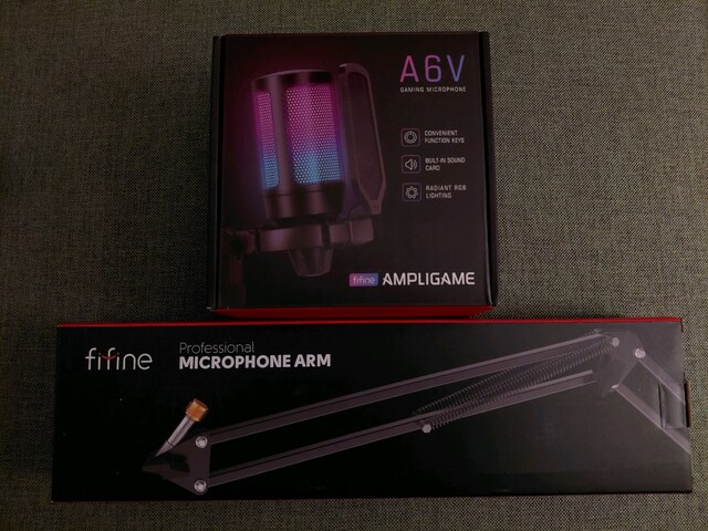 Fifine A6V Mikrofon + Mikrofon Kolu Seti