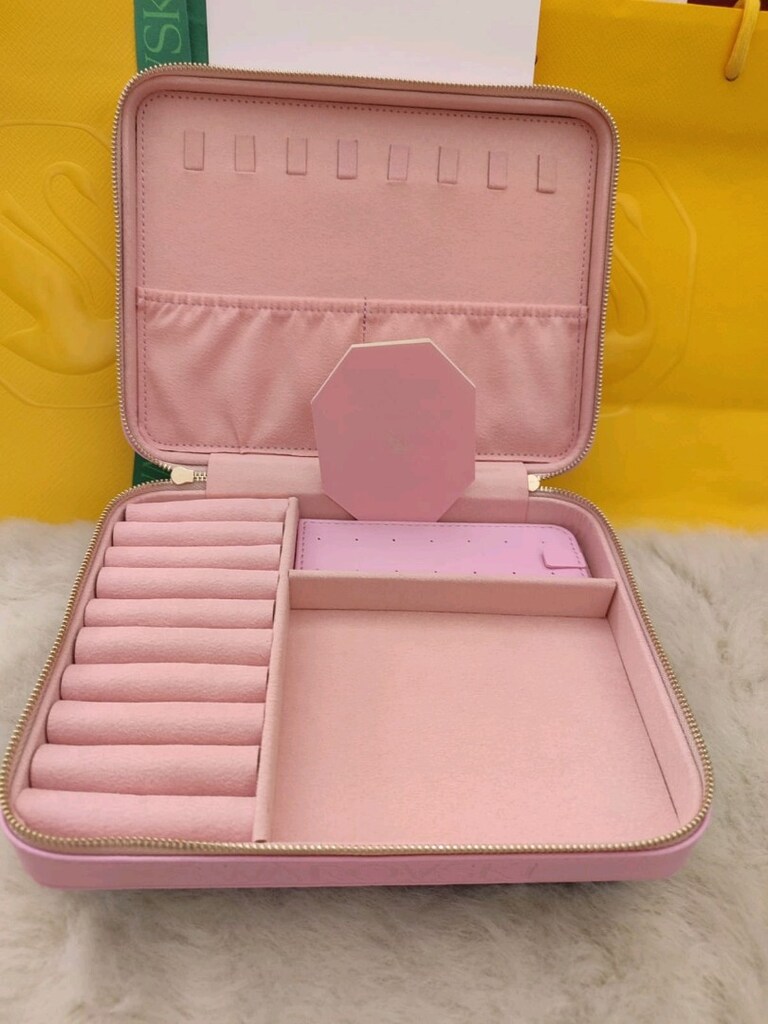 Swarovski Pembe Takı Kutusu - 2