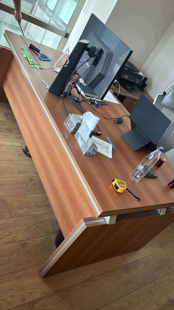 bürosit patron masası 200x100 çok şık çok göşterişli - 4