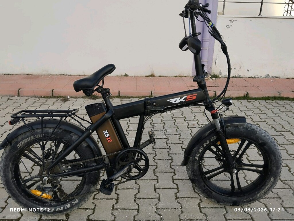 son fiyat pazarliksizACİL SATILIK ELEKTRİKLİ BİSİKLET RKS xs-25!!! - 2