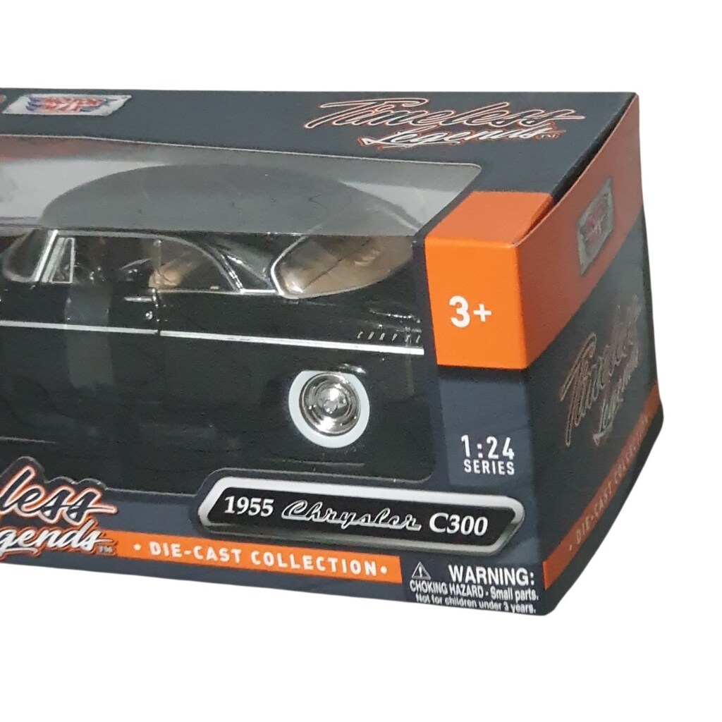 Vintage Motor Max 1/24 metal Chrysler C-300 araba - 3