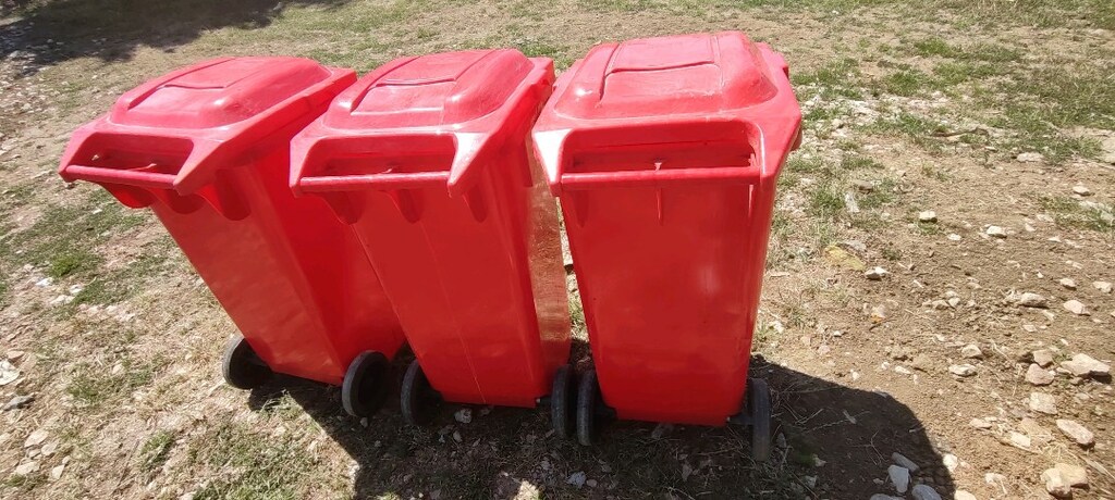 Çöp kovası 120 lt tekerlekli - 3