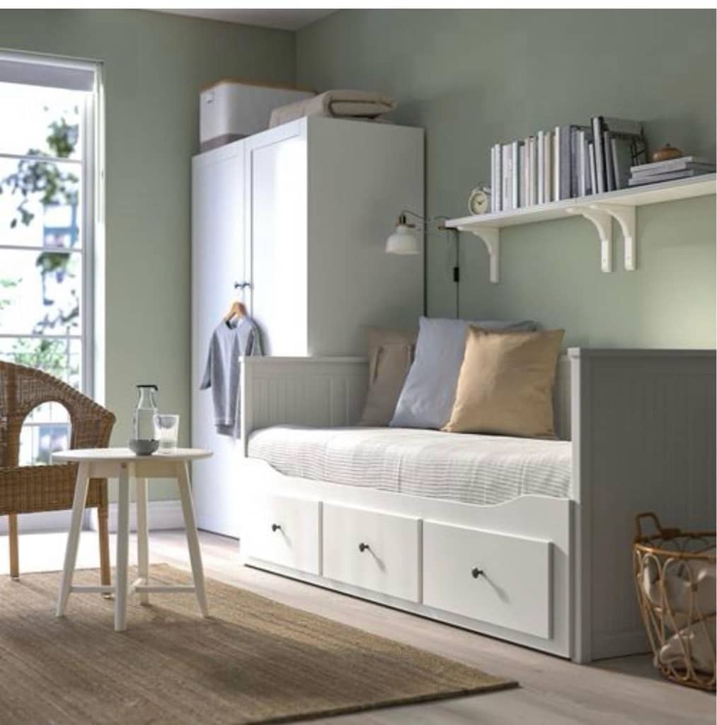 IKEA HEMNES Divan/Karyola + Çift Kişilik Kaliteli Yataklar Dahil – Çok - 3