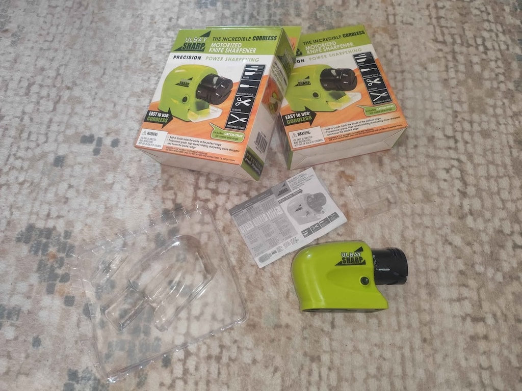 Ulbay Sharp Pilli Motorlu Bıçak ve Makas Bileme Makinesi - 3