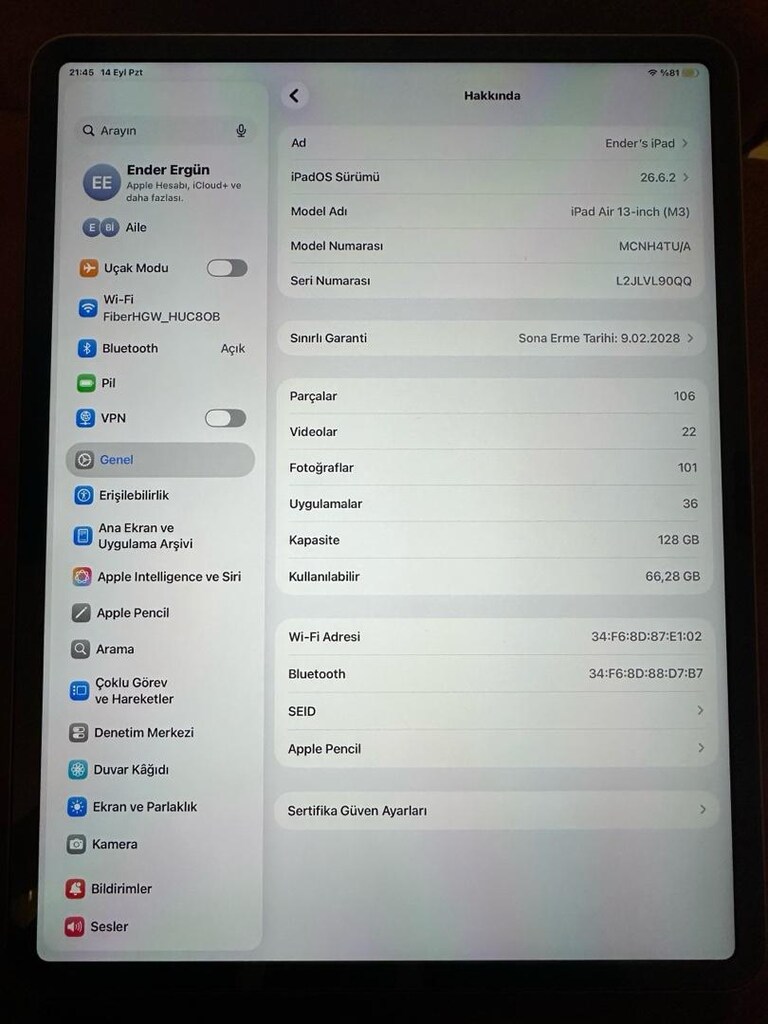 IPAD AIR(M3) 13-INCH 128GB - 3