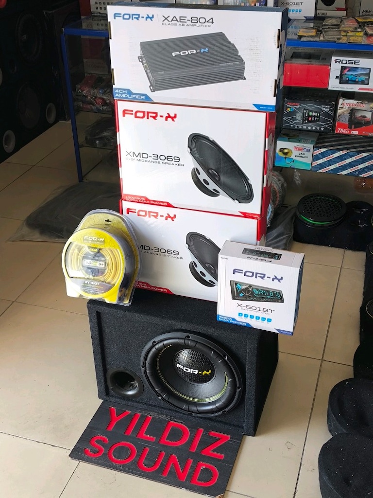 Oto Ses Sistemi Komple For-X SİFİR - 3