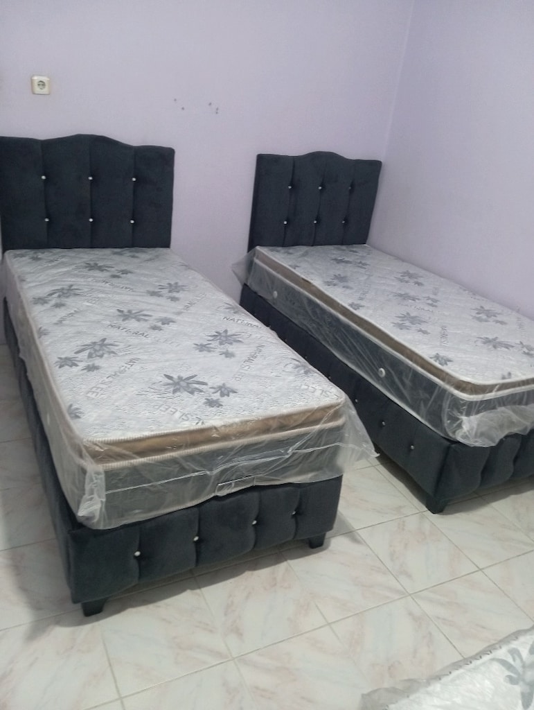TEK KİŞİLİK SIFIR BAZA BAŞLIK YATAK MODELLERİ - 5