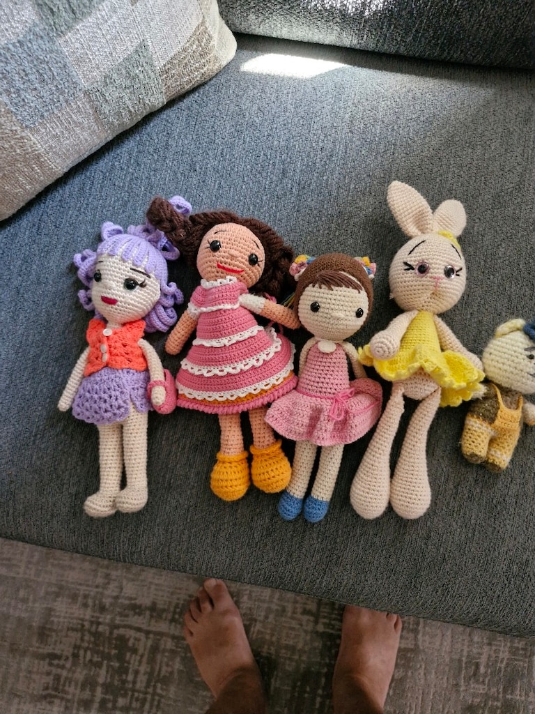 Bez,bebekler el işi