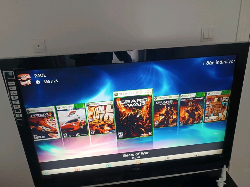Xbox 360 512 GB 50 oyuna yakın oyun var kablosuz kol bir çok oyun var - 3