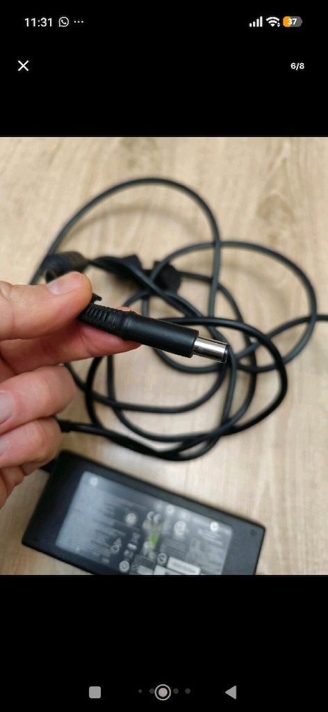 HP laptop adaptörü şarj cihazı - 6
