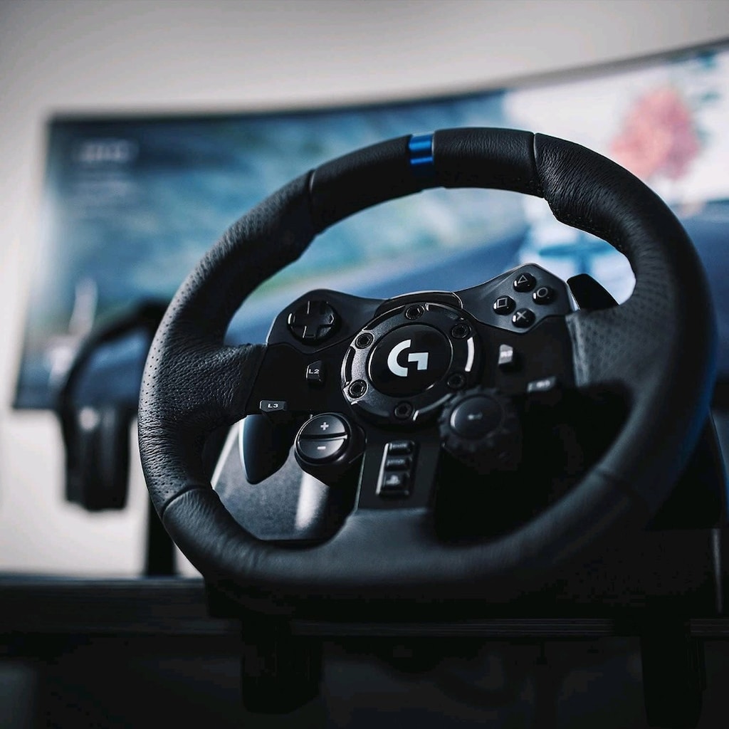 Logitech G923 trueforce yuksek kaliteli direksiyon seti sifir ayarinda - 4