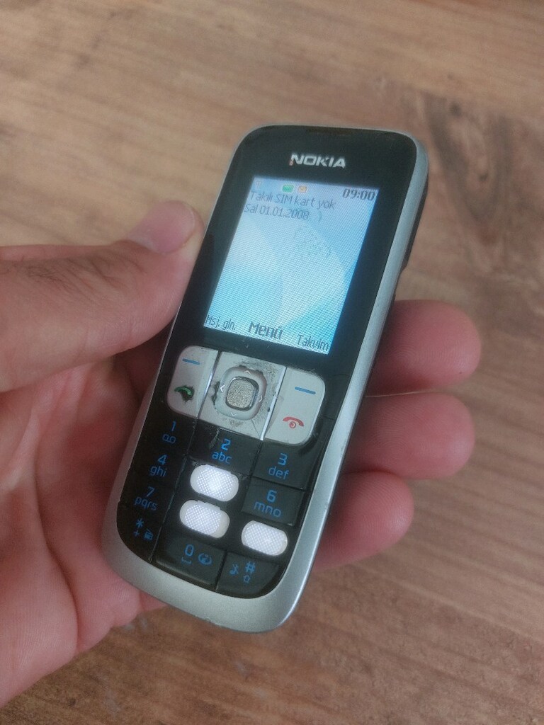Nokia 2630 tuşlu cep telefonu. pili sıfır orjinal değiştim. - 14