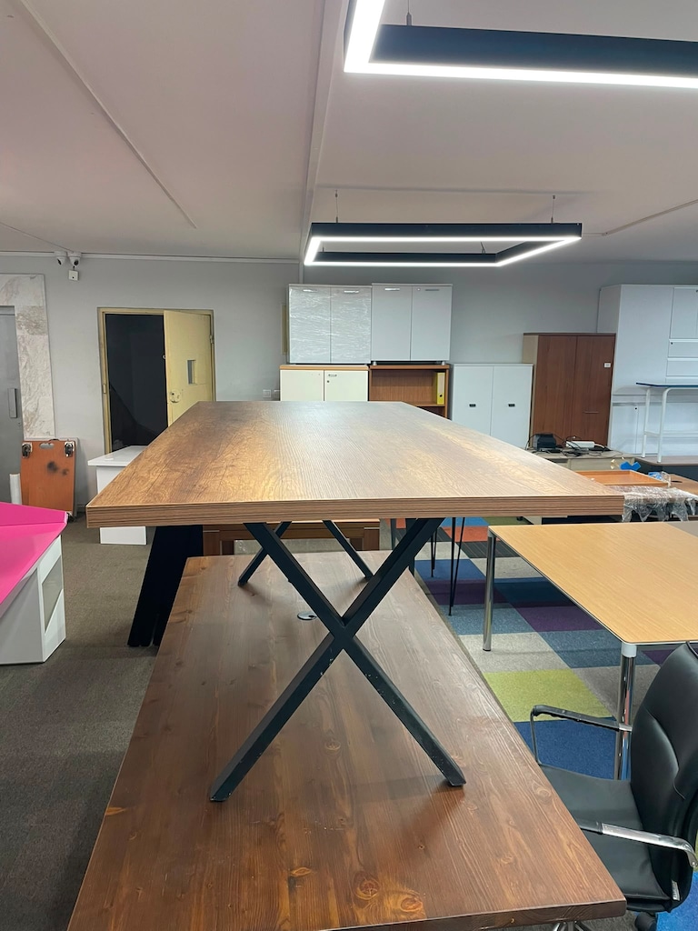 KLAS OFİS ÜSKÜDAR 90x200 cm X AYAKLI TOPLANTI MASASI - 4
