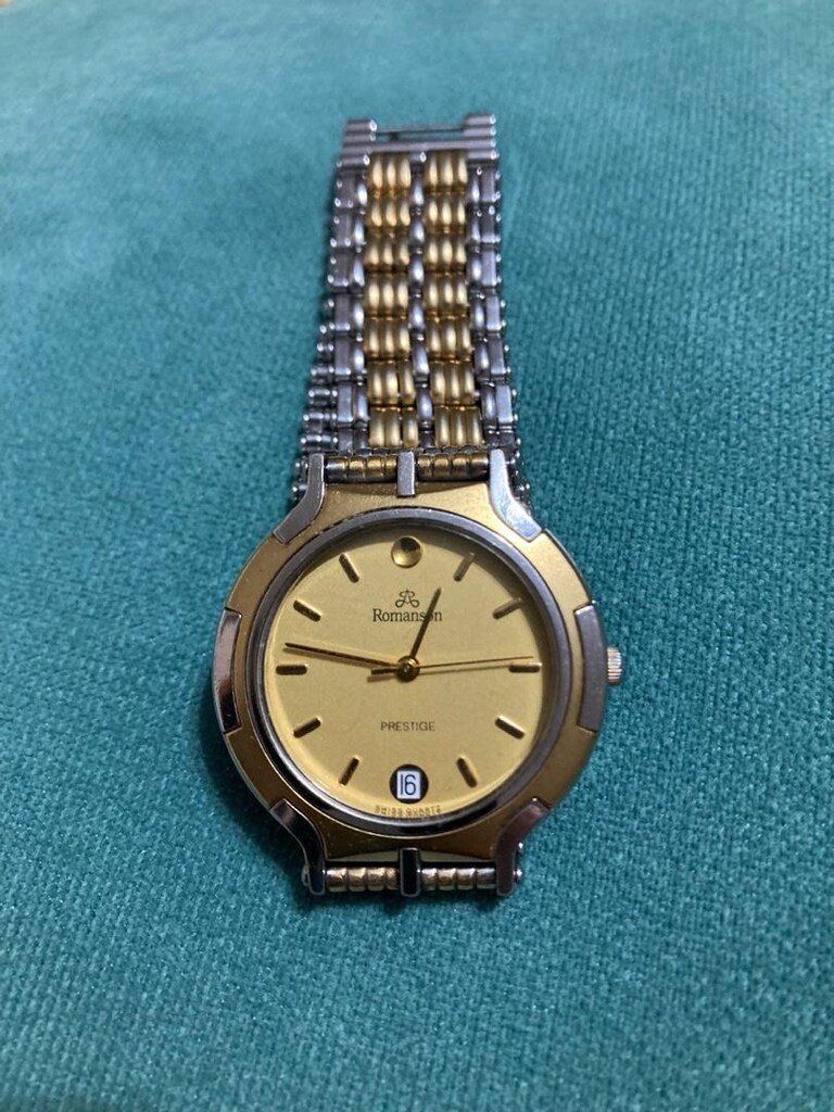 romanson swıss Quartz 24 k gold / saat - 8