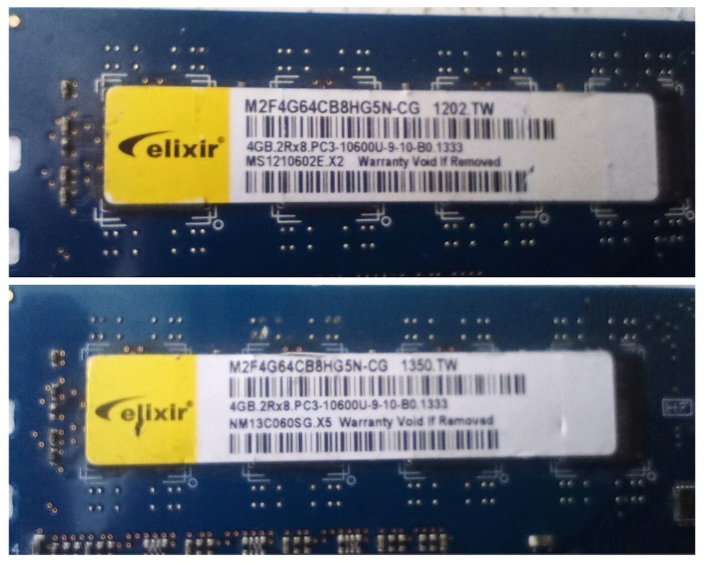 DDR3 1333 RAM 4+4= 8 GB - 2