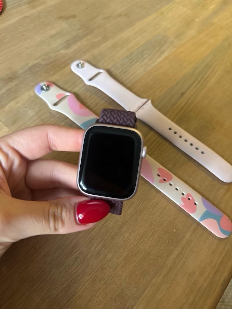 apple watch series 9 45mm pink alüminyum kasa - 2