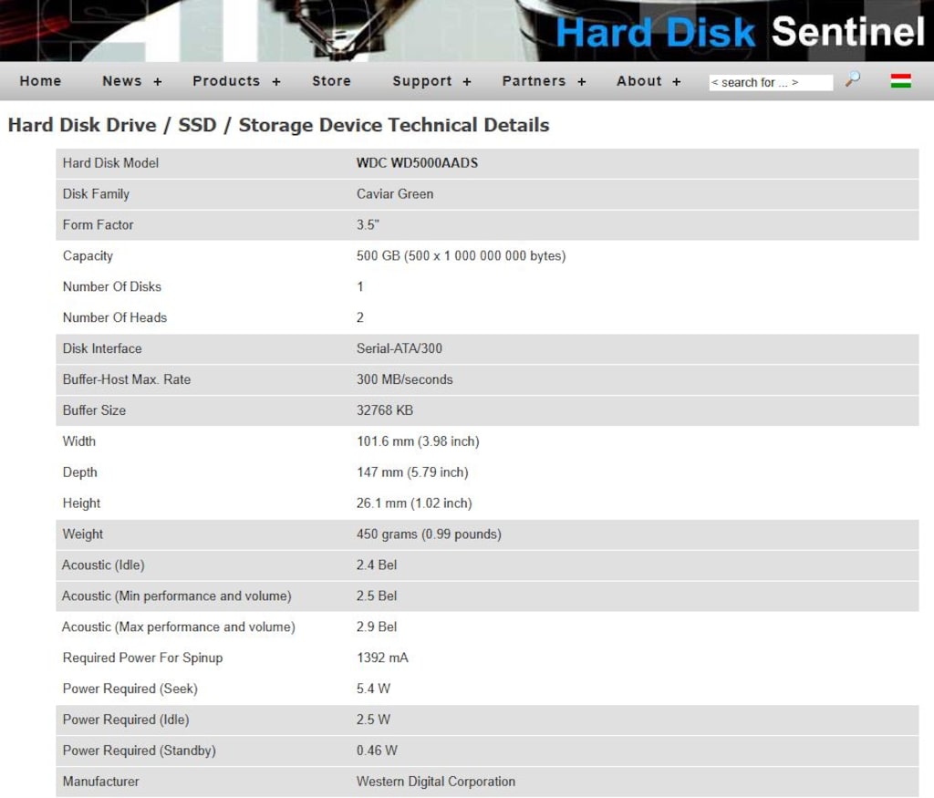 WD 500 GB 3.5” SATA Hard Disk (Sağlık 100 , 32 mb Önbellek) - 4