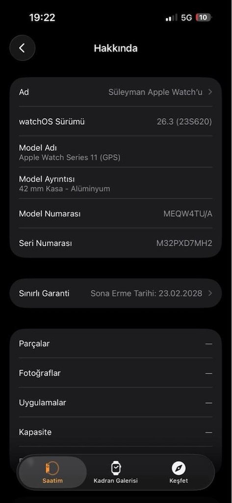 apple watch 11 serie gps 42 mm - 6