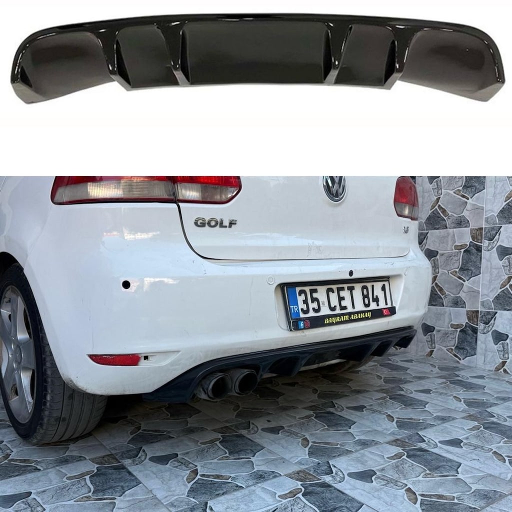 golf 6 uyumlu difüzör ve ön lip - 6
