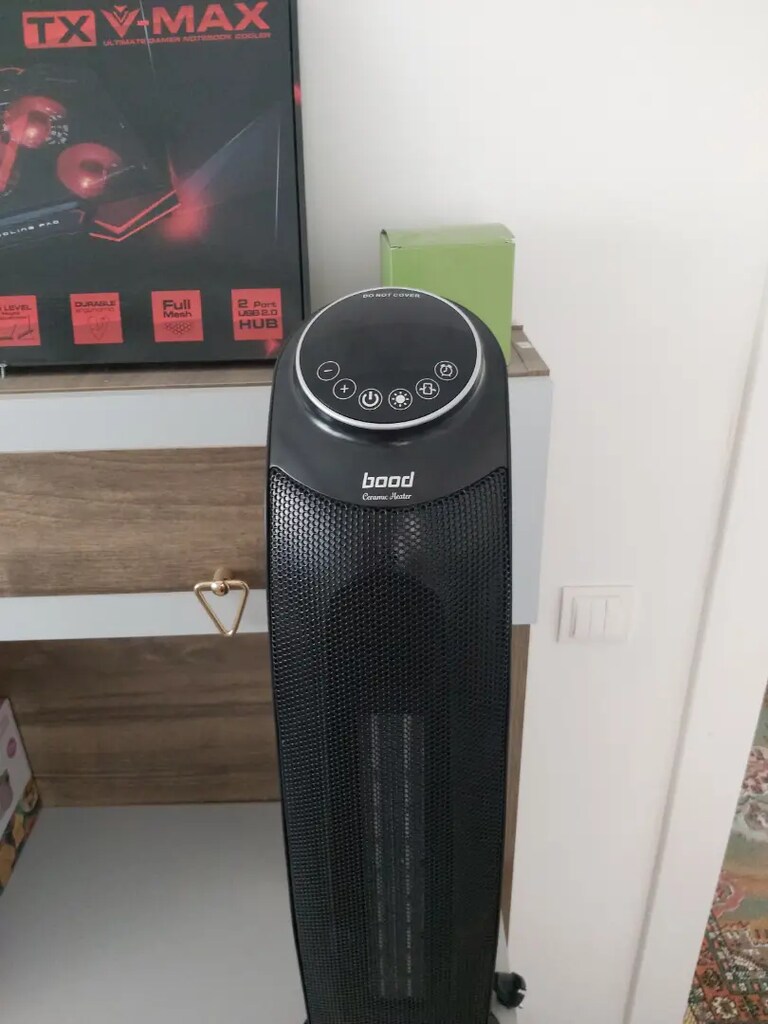 Fanlı Seramik Isıtıcı 2200W Dokunmatik Ekran Led Işık Kumandalı - 4