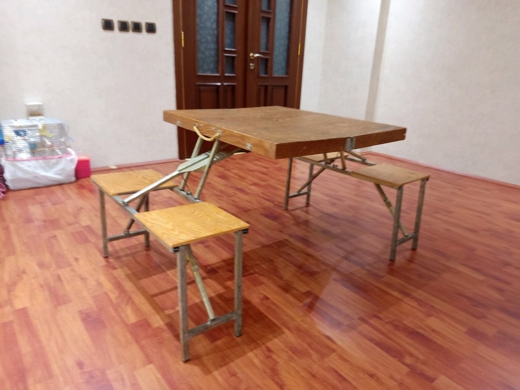 katlanır oturaklı masa - 2