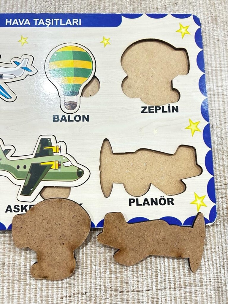 AHŞAP PUZZLE (10 ADET) - 3
