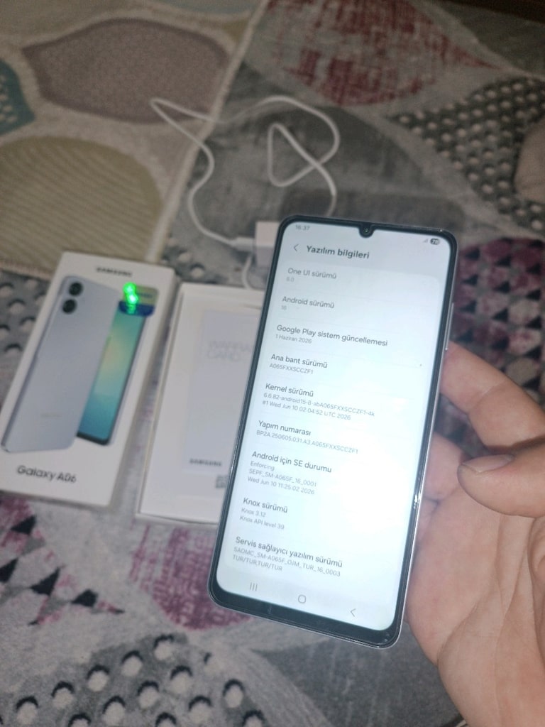 Samsung a06 128gb hafıza 4gb ram yurtiçi cihaxi tr ciftsimli - 5
