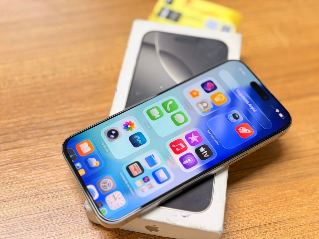 İPHONE 16 PRO MAX 256GB ÇİFT SİM GARANTİLİ SERİ PİL%93 HATASIZ. - 6