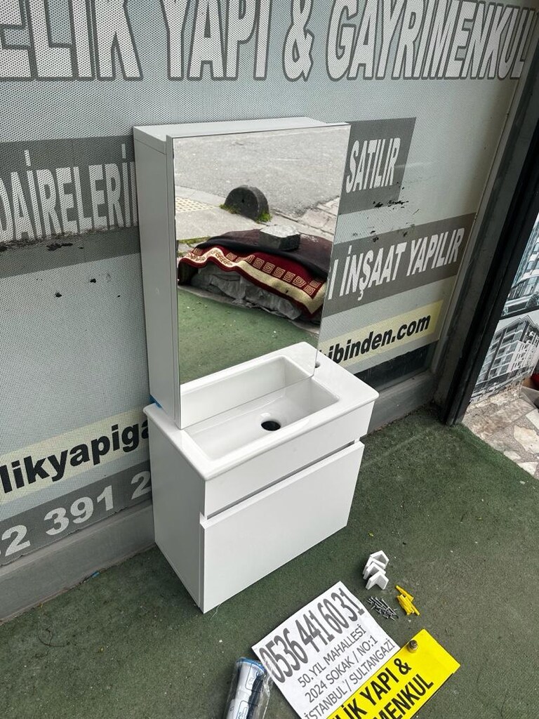50’Lik Banyo Dolabı Sıfır Asmalı MDF - 2