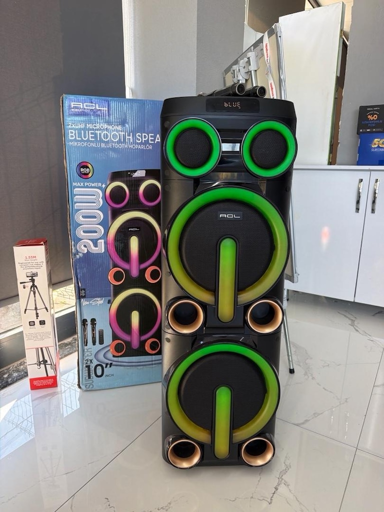 ACL 0172 200W ŞARJLI BÜYÜK BOY HOPARLÖR - 2